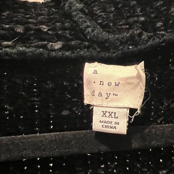A New Day Black Textured Cardigan - Picture 2 of 3